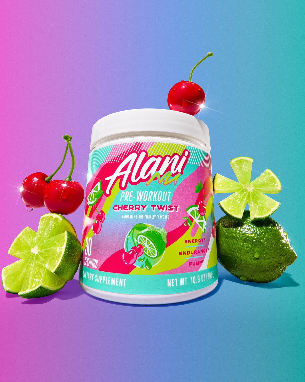 Cherry Twist pre-workout lifestyle image
